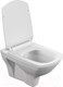 Миниатюра изображения товара Унитаз подвесной с инсталляцией Cersanit Carina New Clean S-MZ-CARINA-XL-COn-S-DL-w + 38772001