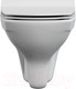 Миниатюра изображения товара Унитаз подвесной с инсталляцией Cersanit Carina New Clean S-MZ-CARINA-XL-COn-S-DL-w + 38772001