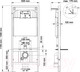 Миниатюра изображения товара Унитаз подвесной с инсталляцией Cersanit Carina S-MZ-CARINA-XL-COn-S-DL-w + 525 040000 + L4 040014