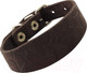 Миниатюра изображения товара Ошейник Gamma Кожаный одинарный узор / 11232085