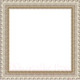 Миниатюра изображения товара Рамка Декарт 40x40 8Л2588 (белый с золотом)