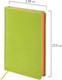 Миниатюра изображения товара Ежедневник Brauberg Rainbow / 111669 (зеленый)