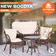 Миниатюра изображения товара Комплект садовой мебели Tetchair New Bogota с диваном (грецкий орех)