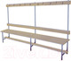 Миниатюра изображения товара Скамейка для раздевалки Dinamika ZSO-002195 (2м)