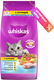 Миниатюра изображения товара Сухой корм для кошек Whiskas Для стерилизованных кошек с курицей и вкусными подушечками (5кг)