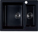 Миниатюра изображения товара Мойка кухонная БелЭворс Duet L (черный, без сифона)