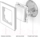 Миниатюра изображения товара Выключатель Werkel W1110004 / a050755 (графит рифленый)