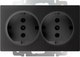 Миниатюра изображения товара Розетка Werkel W1172008 / a051623 (черный матовый)