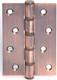 Миниатюра изображения товара Петля дверная Apecs 100x70x3-B4-Steel-ac (медь)