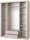 Миниатюра изображения товара Шкаф Памир Октава 4С2Я (ясень анкор светлый)