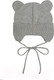 Миниатюра изображения товара Шапочка для малышей Amarobaby Pure Love Bear / AB-OD21-PLB16/11-38 (серый, р-р 38-40)