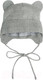 Миниатюра изображения товара Шапочка для малышей Amarobaby Pure Love Bear / AB-OD21-PLB16/11-40 (серый, р-р 40-42)