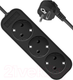 Миниатюра изображения товара Удлинитель Defender M330 / 99322 (3м, 3 розетки, черный)