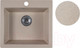 Миниатюра изображения товара Мойка кухонная БелЭворс Mini (темно-бежевый, без сифона)