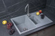 Миниатюра изображения товара Мойка кухонная БелЭворс Forma L (серый, без сифона)