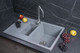 Миниатюра изображения товара Мойка кухонная БелЭворс Forma R (серый, без сифона)
