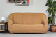 Миниатюра изображения товара Чехол на 3-х местный диван Софатэкс Люкс ПО-6 без оборки (кофе с молоком)