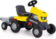 Миниатюра изображения товара Каталка детская Полесье Turbo Трактор с педалями и полуприцепом / 89328 (желтый)