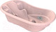 Миниатюра изображения товара Ванночка детская Kidwick Лайнер / KW230306 (с термометром, розовый/темно-розовый)