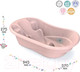 Миниатюра изображения товара Ванночка детская Kidwick Лайнер / KW230306 (с термометром, розовый/темно-розовый)