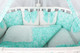 Миниатюра изображения товара Комплект постельный для малышей Amarobaby Premium Элит (18 предметов, мятный)