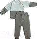Миниатюра изображения товара Костюм для малышей Amarobaby Pure Love Double / AB-OD21-PLD11/20-74 (серый, р. 74)
