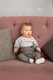 Миниатюра изображения товара Костюм для малышей Amarobaby Pure Love Double / AB-OD21-PLD11/20-74 (серый, р. 74)