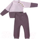 Миниатюра изображения товара Костюм для малышей Amarobaby Pure Love Double / AB-OD21-PLD11/22-68 (фиолетовый, р. 68)