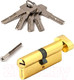Миниатюра изображения товара Цилиндровый механизм замка Avers ZM-90-C-G