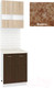 Миниатюра изображения товара Комплект кухонных модулей Кортекс-мебель Корнелия Экстра 60рс2д (дуб сонома/венге/мадрид)