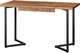 Миниатюра изображения товара Обеденный стол Millwood Лофт Лондон Л 120-160x80x76 (дуб табачный Craft/металл черный)