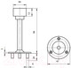 Миниатюра изображения товара Ограничитель дверной Apecs DS-0033-INOX