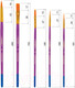 Миниатюра изображения товара Набор кистей Юнландия Синтетика / 200894 (5шт)