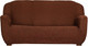Миниатюра изображения товара Чехол на 3-х местный диван Софатэкс Люкс ПО-6 без оборки / 01291 (шоколад)