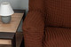 Миниатюра изображения товара Чехол на 3-х местный диван Софатэкс Люкс ПО-6 без оборки / 01291 (шоколад)