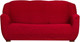 Миниатюра изображения товара Чехол на 3-х местный диван Софатэкс Люкс ПО-6 без оборки / 01265 (бордовый)