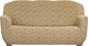 Миниатюра изображения товара Чехол на 3-х местный диван Софатэкс Люкс ПО-6 Венеция без оборки / 01089 (песок)