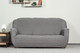Миниатюра изображения товара Чехол на 3-х местный диван Софатэкс Стандарт ПО-6 без оборки / 01033 (серый)
