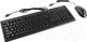 Миниатюра изображения товара Комплект клавиатура и мышь A4Tech KRS-8372 (черный/черный)