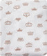 Миниатюра изображения товара Простыня для малышей Amarobaby Короны / AMARO-5102-KB (кофе)