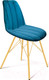 Миниатюра изображения товара Стул Sheffilton SHT-ST29-C1/S37 (морская глубина/золото)
