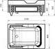Миниатюра изображения товара Ванна акриловая Radomir Тахарат 120x80 / 1-01-0-0-1-166