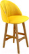 Миниатюра изображения товара Стул барный Sheffilton SHT-ST35-1/S65-1 (имперский желтый/светлый орех)