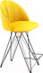 Миниатюра изображения товара Стул барный Sheffilton SHT-ST35-1/S66-1 (имперский желтый/черный муар)
