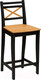 Миниатюра изображения товара Стул барный Folium H600 / B6O269395/O4902 (черный/шпон дуба)