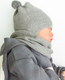 Миниатюра изображения товара Шарф-снуд детский Amarobaby Pure Love Snood / AB-OD21-PLS9/11-1 (серый)