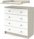 Миниатюра изображения товара Комод пеленальный Атон Odin (шимо светлый/белый)