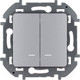 Миниатюра изображения товара Выключатель Legrand Inspiria 673632 (алюминий)
