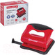 Миниатюра изображения товара Дырокол Brauberg С линейкой / 228599 (черный/красный)