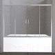 Миниатюра изображения товара Стеклянная шторка для ванны BelBagno UNIQUE-VF-2-150/180-140-C-Cr